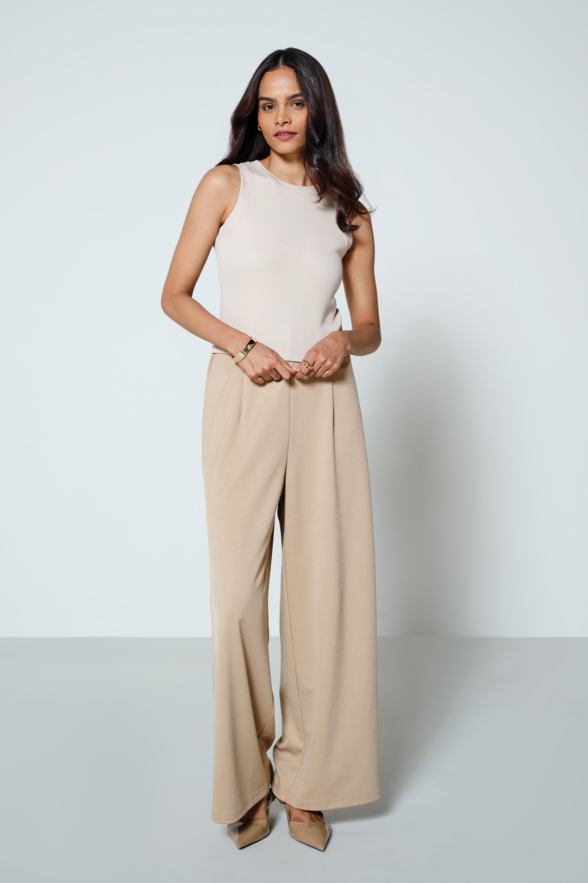 Everyday Basics Beige Top, Beige, image 5